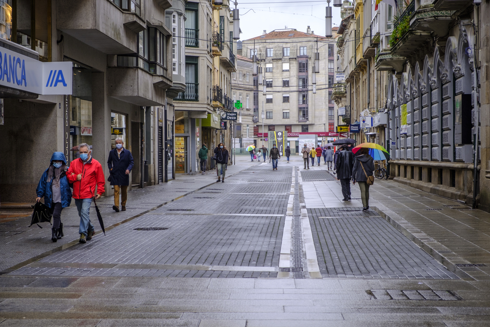 Ciudad de Pontevedra en España