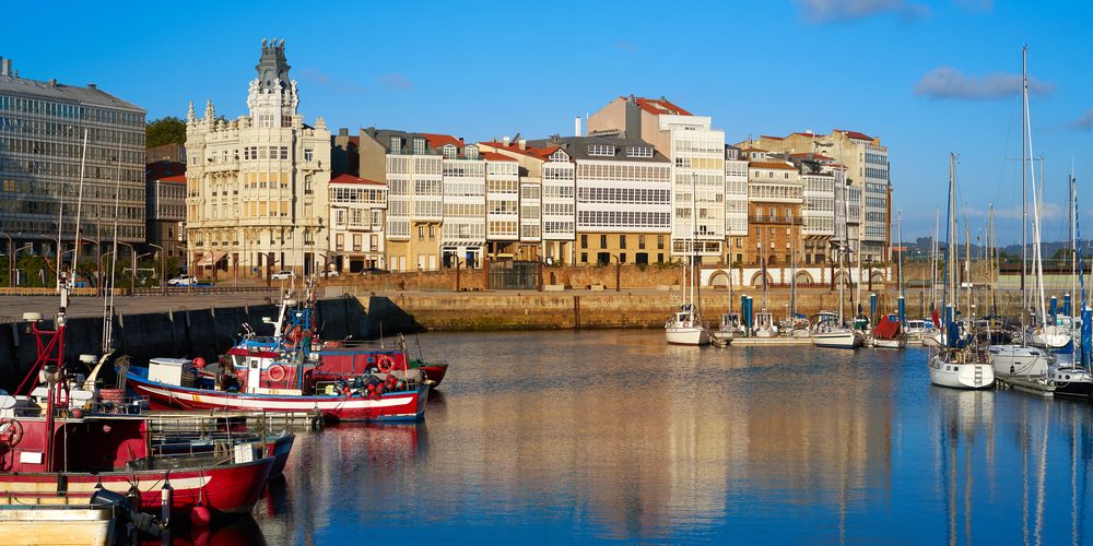 Municipio La Coruña de la provincia de Galicia en España
