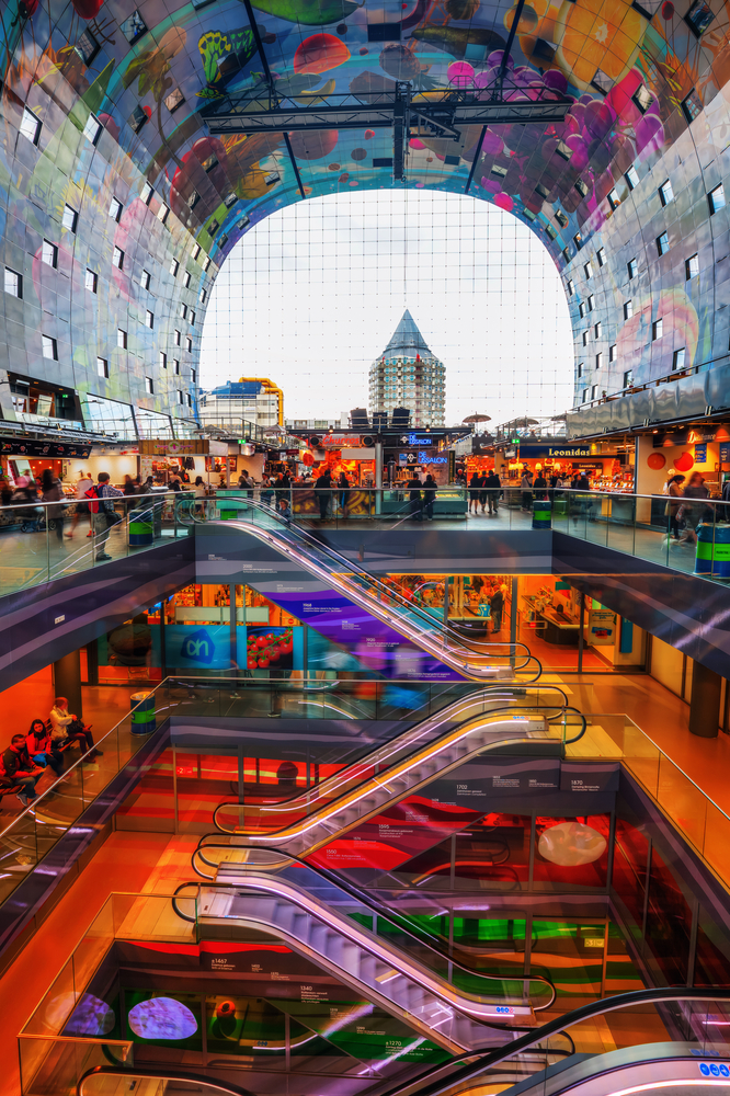 Recorrido turístico el nuevo mercado en Rotterdam