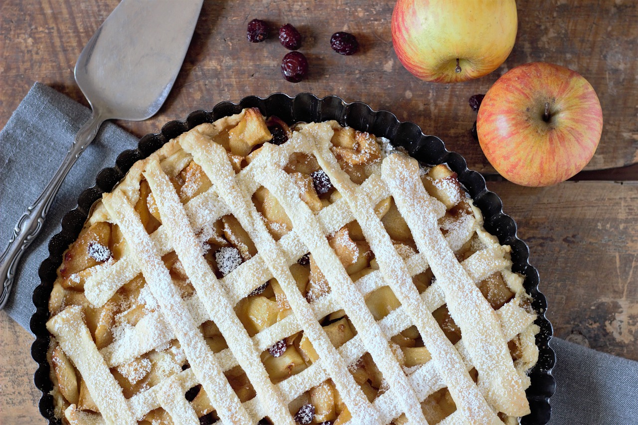 Pastel de manzana y canela