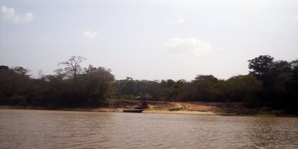 Isla de Anacoco caño Brazo Negro del río Cuyuní