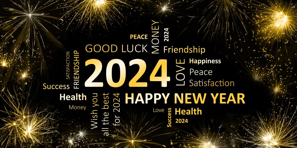 ¡Feliz año nuevo 2024 les deseamos desde