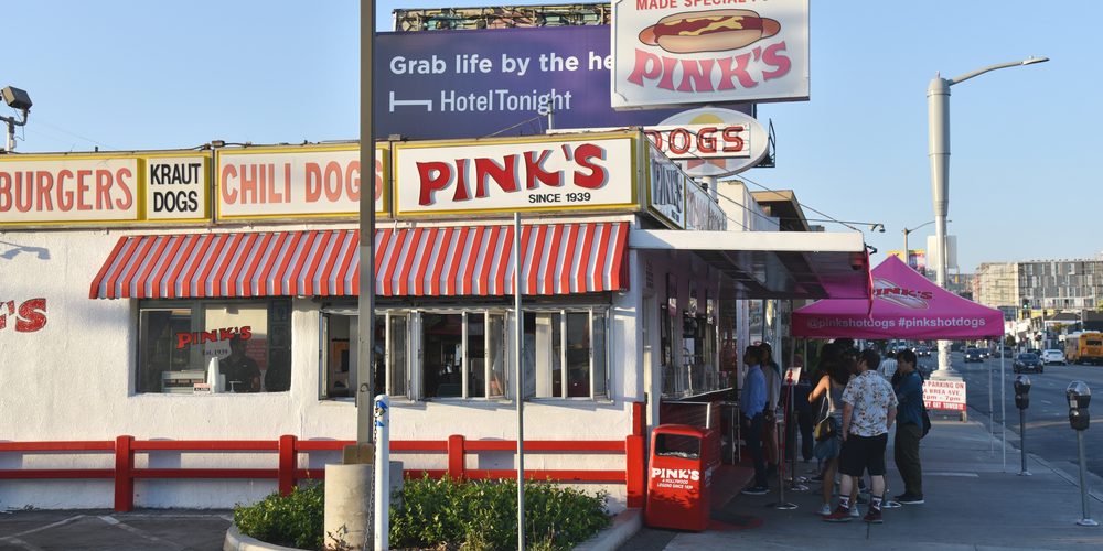 Pink's Hot Dog Stand