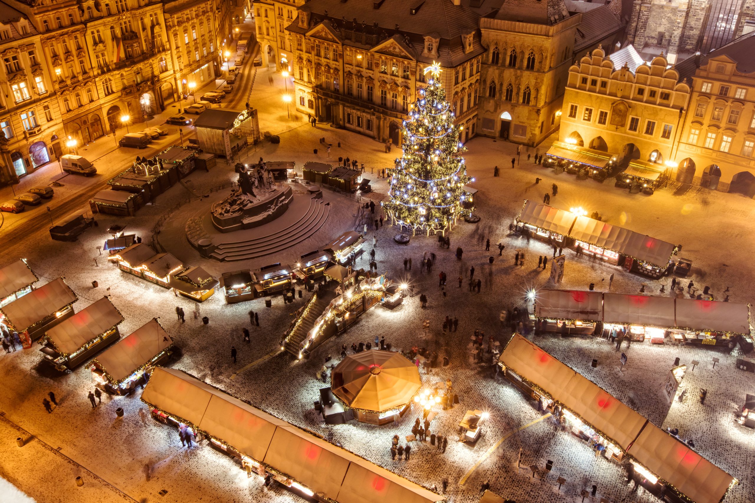 Christmas marketplace in Oldtown square, Prague
