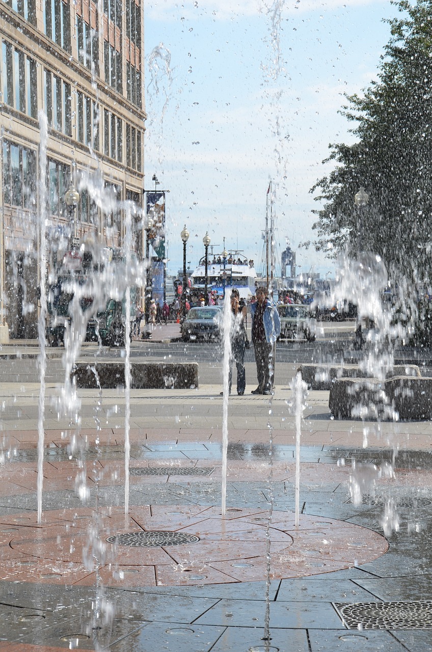 Fuente, Agua y Naturaleza en Boston