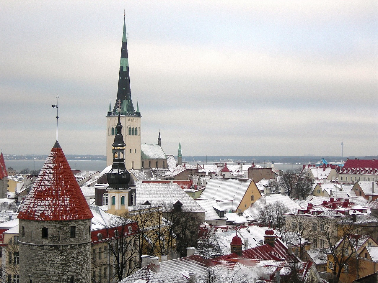 Tallinn, la capital de Estonia. 