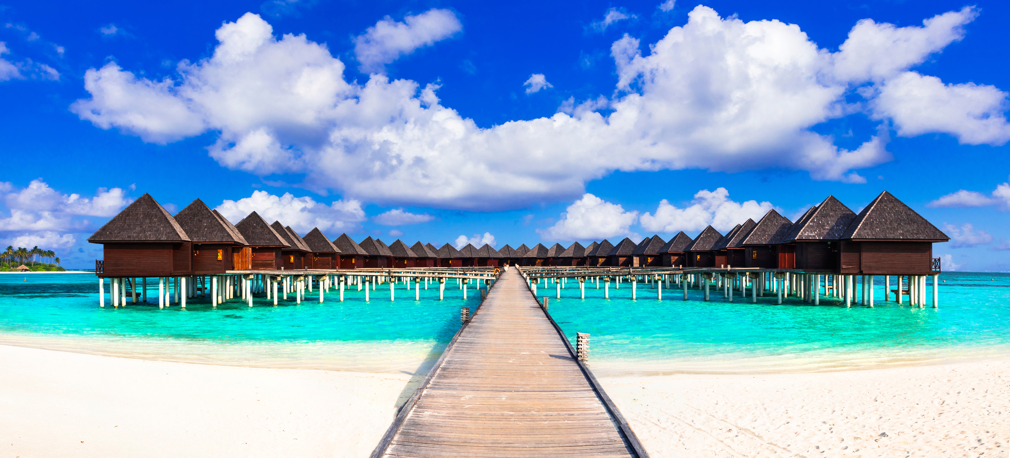 Beautiful tropical beach at Maldives