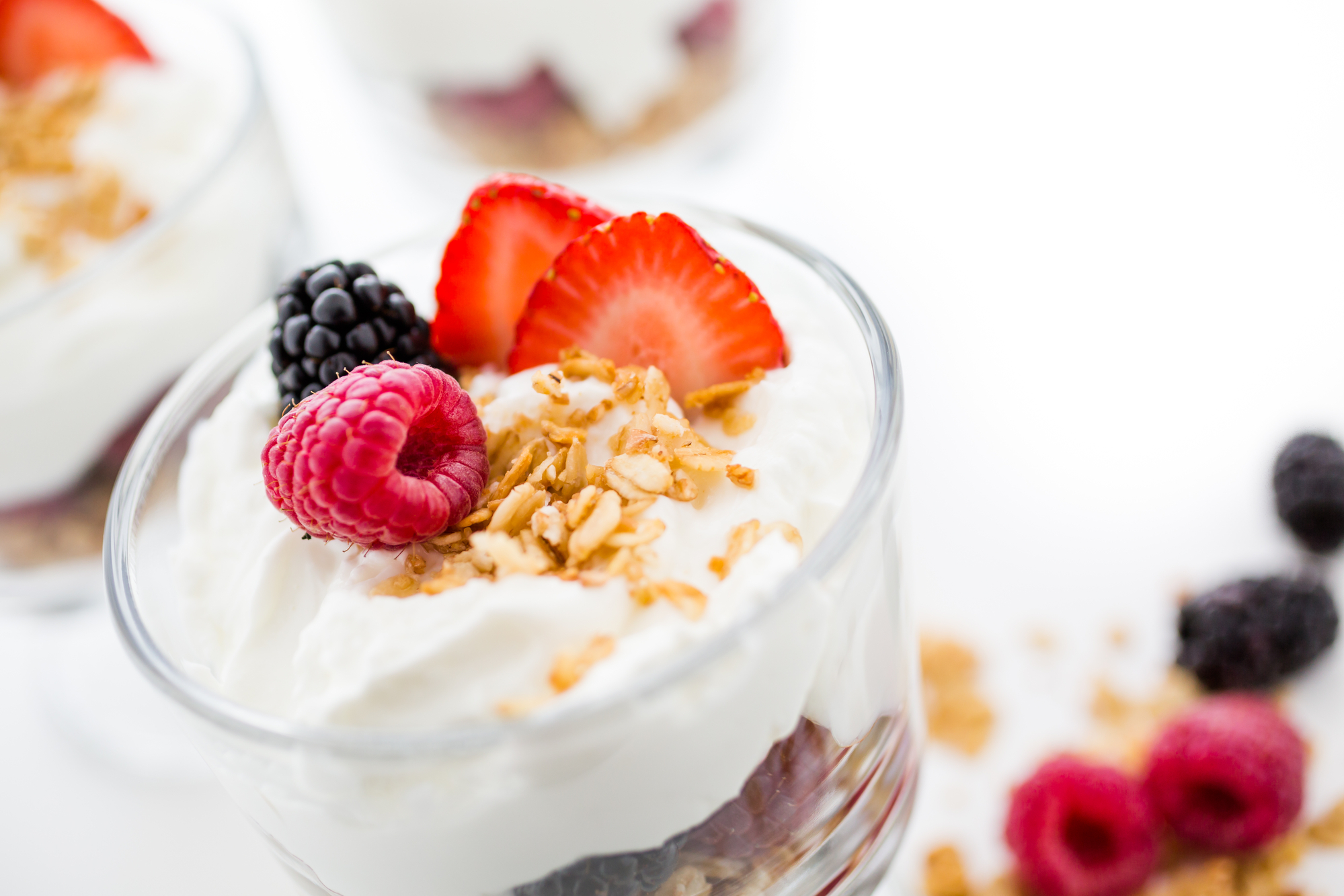 Yogur natural con frutos secos (almendras o nueces)