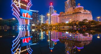 Casinos in Macau, China. Wynn Macau is a luxury hotel and casino resort operated by international resort developer Wynn Resorts. Casino Lisboa is owned by the STDM built in 1970.