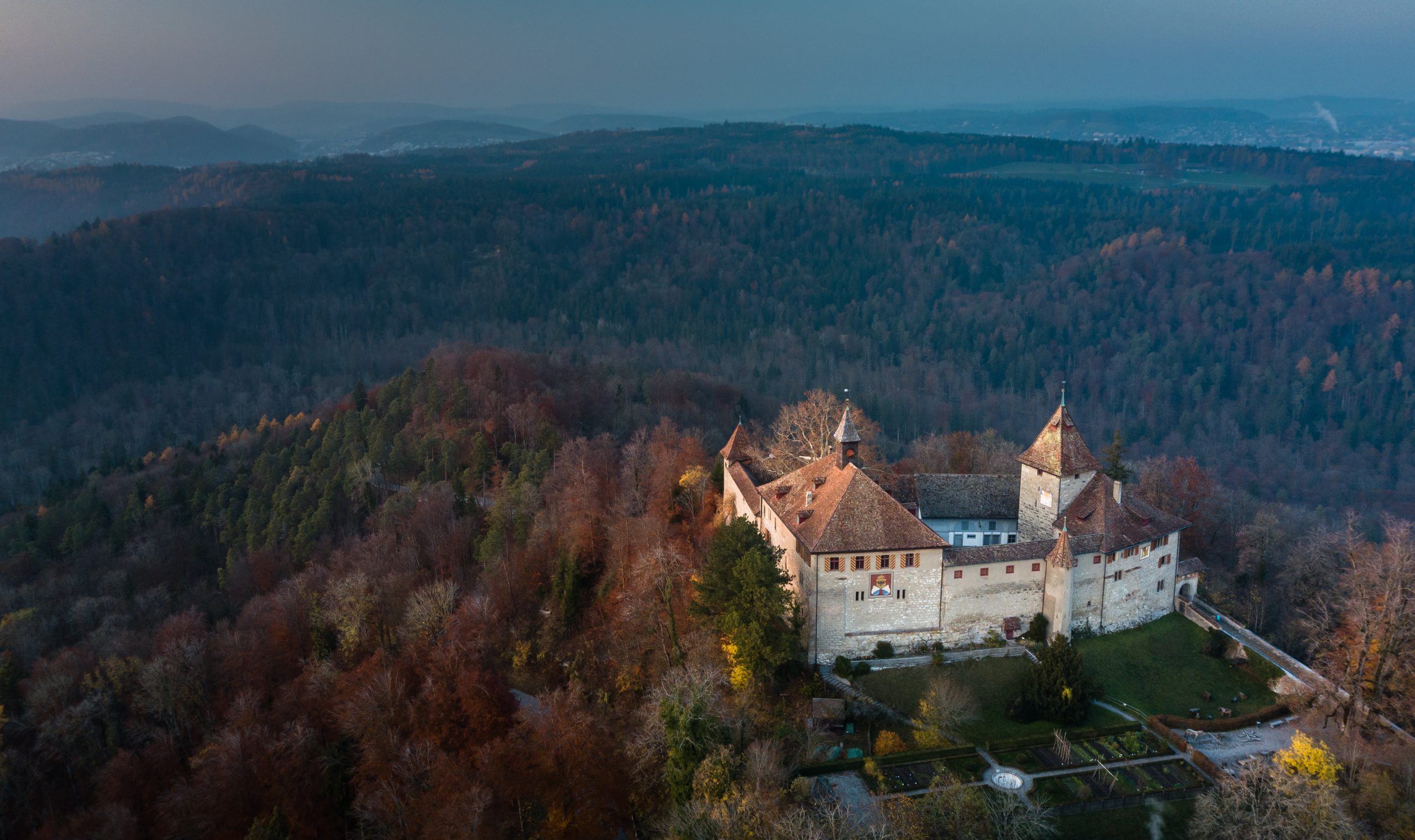 Castillo de Kyburg situado entre Zurich y Winterthur