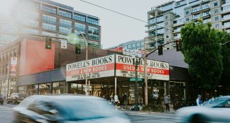 Summer evening at Powell's Books