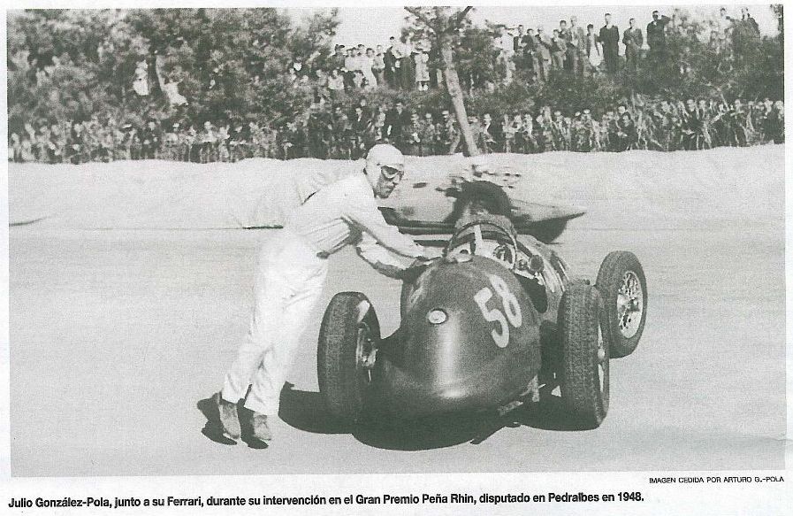 1948 JULIO POLA (FERRARI) GP PEDRALBES