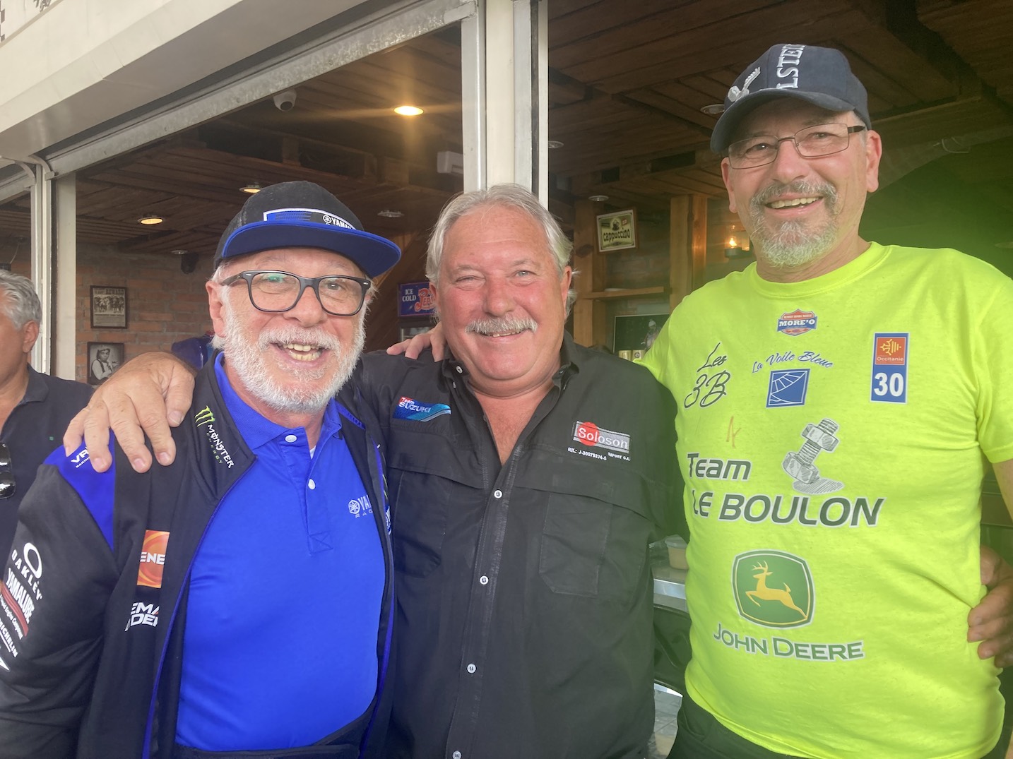 LOS MULTIPLES CAMPEONES DE MOTOCROSS CLAUDIO IPPOLITO, VALENTINO ZOLLI Y TOMÁS GOINGER