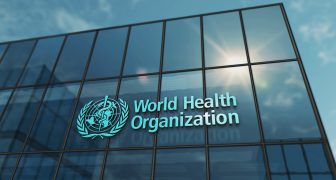 WHO World Health Organization headquarters glass building concep