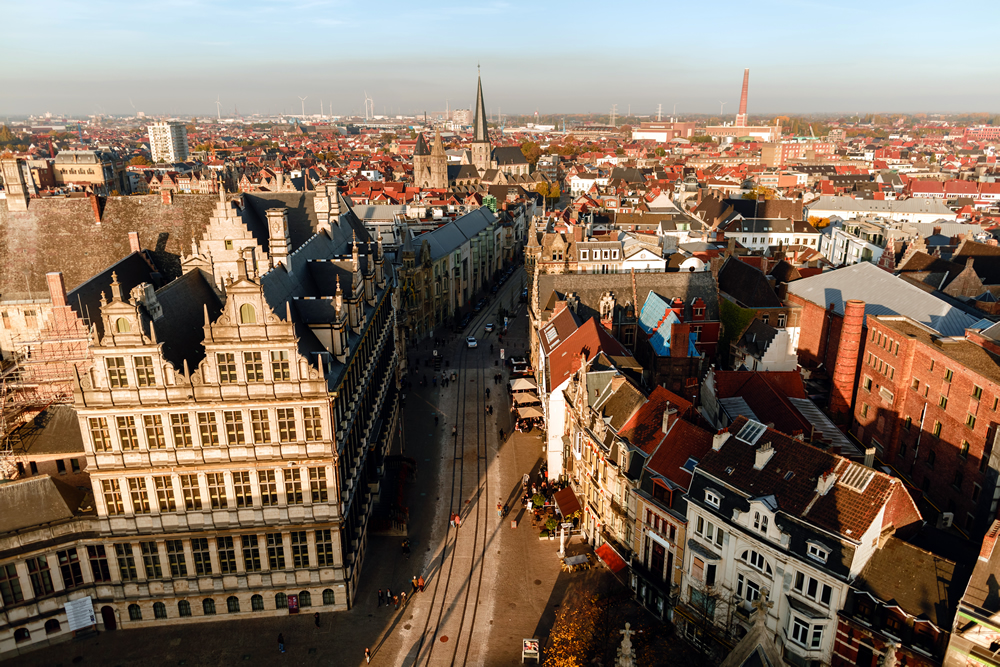 Recorrido turístico por Gante en Bélgica