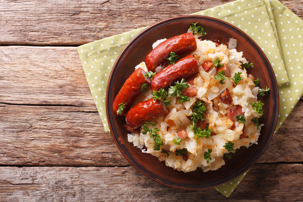 Stoemp de patatas con endivias