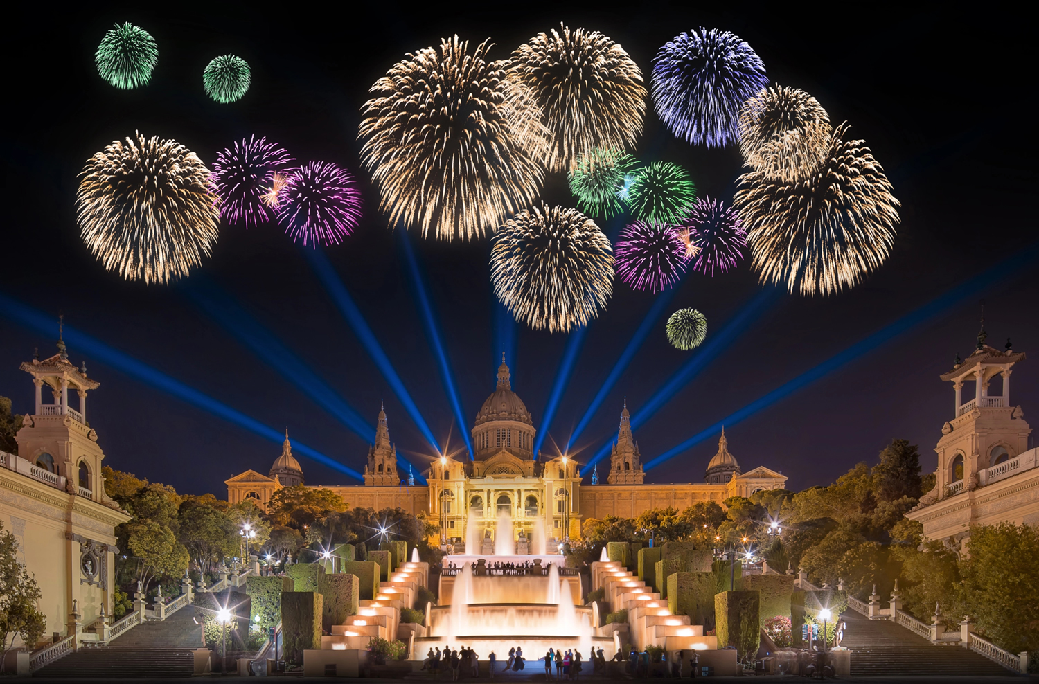 Barcelona España en Navidad