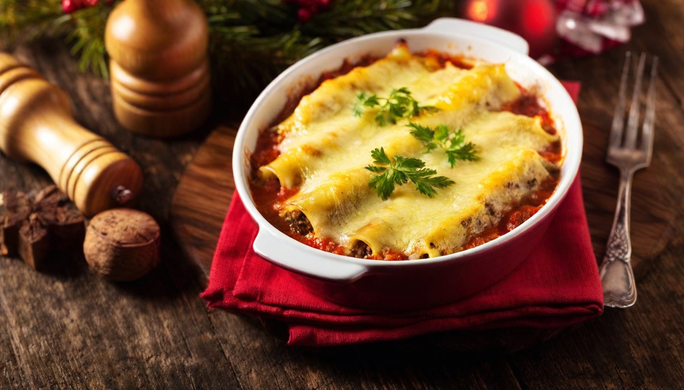 Canelones Rellenos al estilo italiano