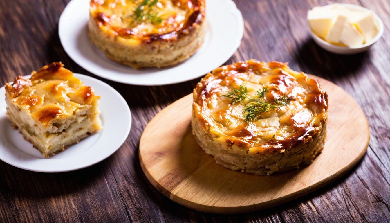 Kugel Plato Tradicional para Hanukkah