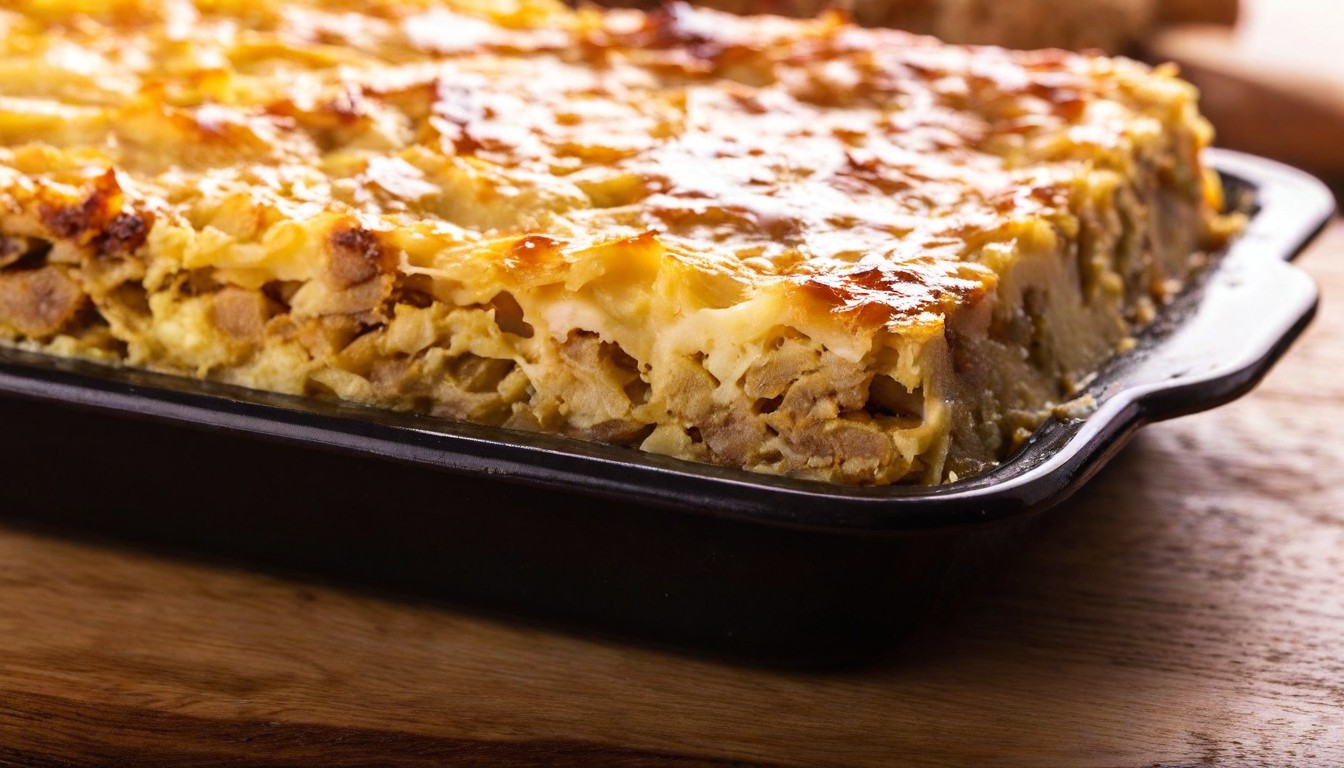 Kugel Plato Tradicional para Hanukkah