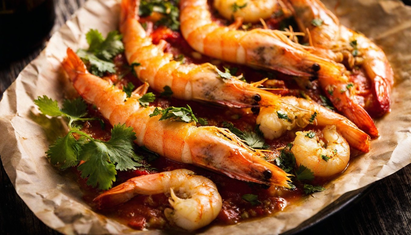 Langostinos estilo español para navidad