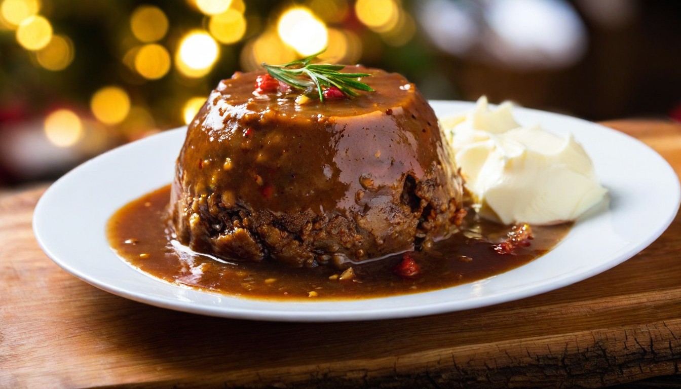 Receta del tradicional Pudding de Navidad Británico