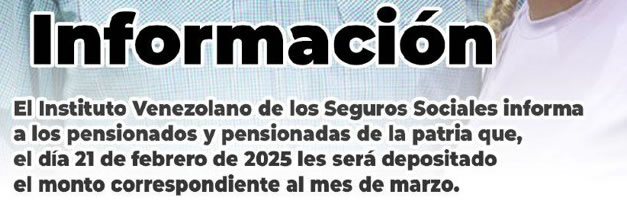 CUANDO PAGAN LA PENSION DE MARZO IVSS 2025 NOTIACTUAL CRONOGRAMA