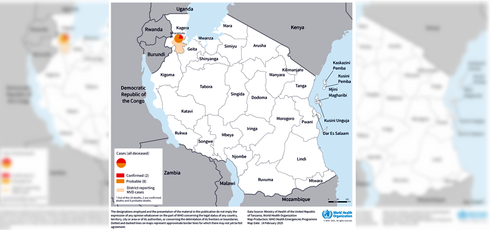 Enfermedad del virus de Marburgo Tanzania OMS