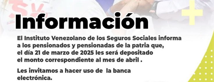 CUANDO PAGAN LA PENSION NOTIACTUAL CONFIRMADO ABRIL 2025